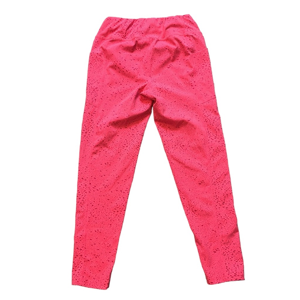 Oiselle Bright Pink Pocket Jogger Tights, Sz 6 - Picture 2 of 11